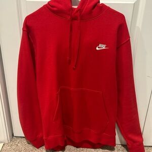 Nike Men's Hoodie in Bold Red